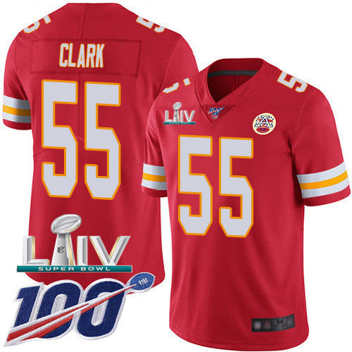 Frank Clark Kansas City Chiefs red Vapor jersey
