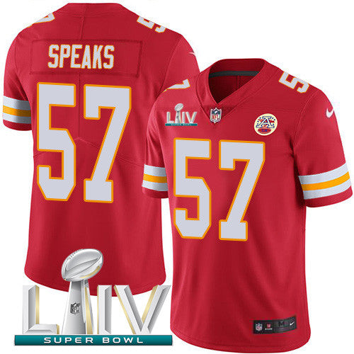 Breeland Speaks Kansas City Chiefs red Vapor jersey