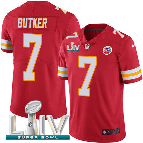 Harrison Butker Kansas City Chiefs red Vapor jersey