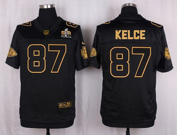 Travis Kelce Kansas City Chiefs black Pro Line jersey