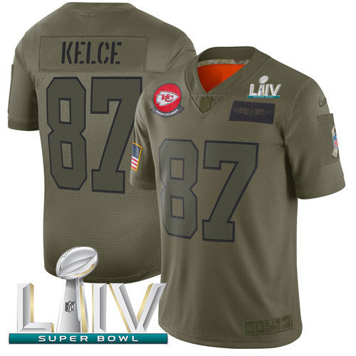 Travis Kelce Kansas City Chiefs camo Salute To Service jersey