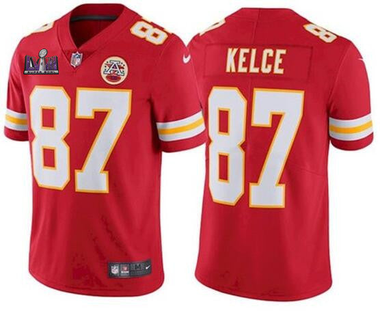 Travis Kelce Kansas City Chiefs red Vapor jersey