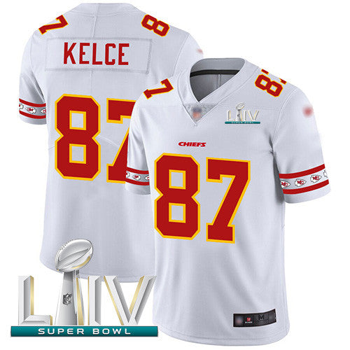 Travis Kelce Kansas City Chiefs white Limited jersey