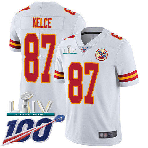 Travis Kelce Kansas City Chiefs white Vapor jersey