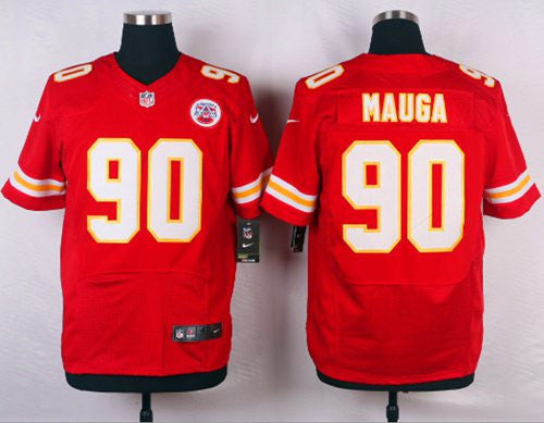 Josh Mauga Kansas City Chiefs red Elite jersey