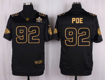 Dontari Poe Kansas City Chiefs black Pro Line jersey