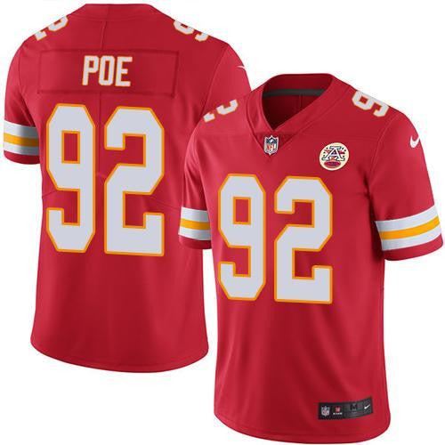 Dontari Poe Kansas City Chiefs red Limited jersey