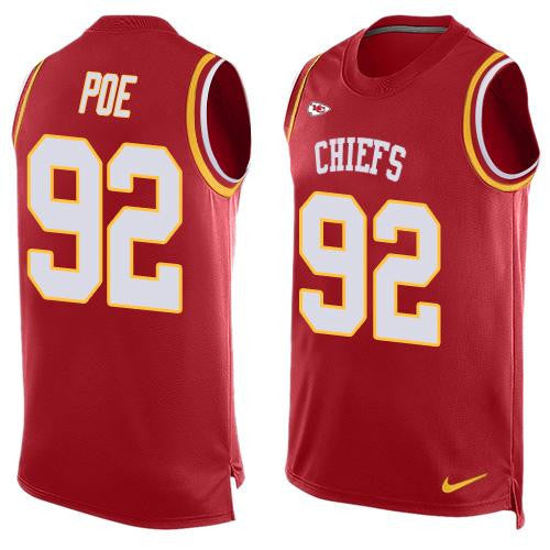 Dontari Poe Kansas City Chiefs red Limited jersey