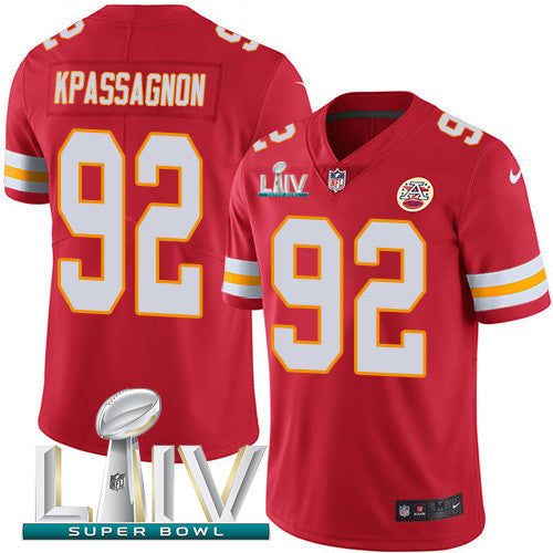 Tanoh Kpassagnon Kansas City Chiefs red Vapor jersey