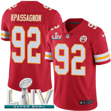Tanoh Kpassagnon Kansas City Chiefs red Vapor jersey