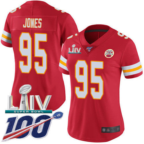Chris Jones Kansas City Chiefs red Vapor jersey