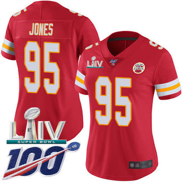 Chris Jones Kansas City Chiefs red Vapor jersey