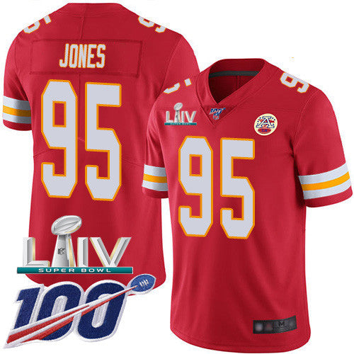 Chris Jones Kansas City Chiefs red Vapor jersey