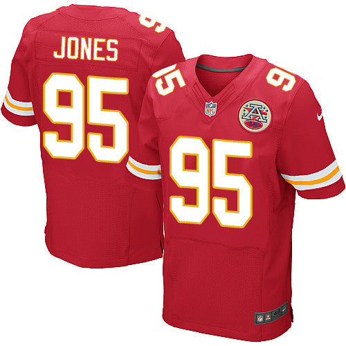 Chris Jones Kansas City Chiefs red Elite jersey