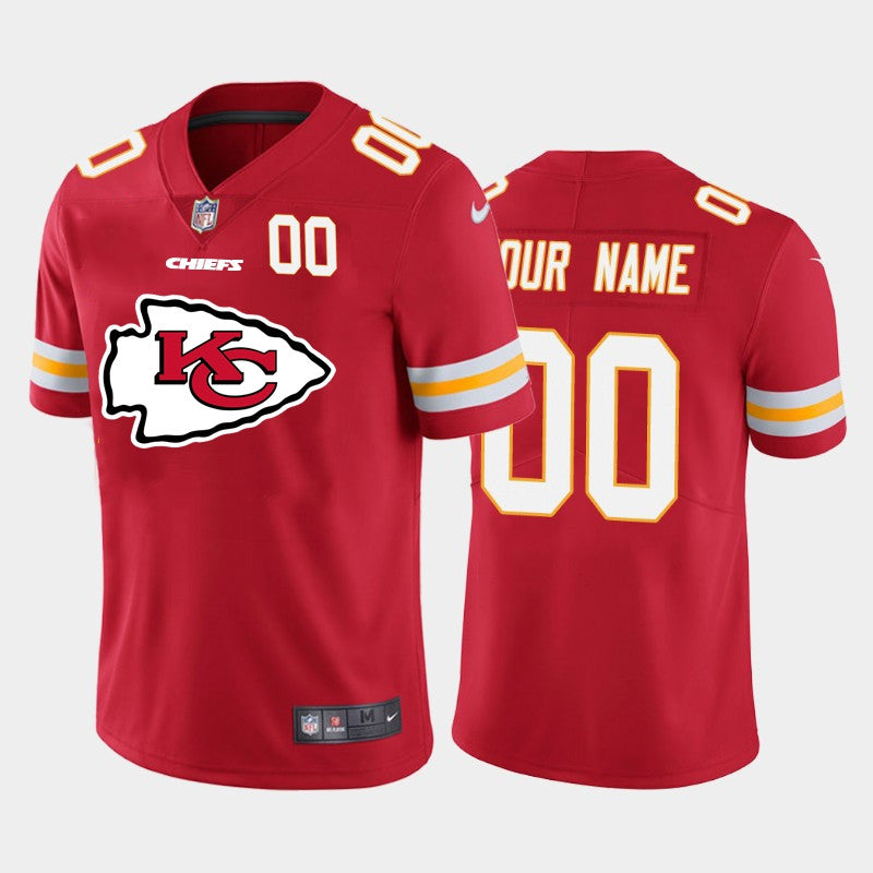 Custom Kansas City Chiefs red Untouchable jersey