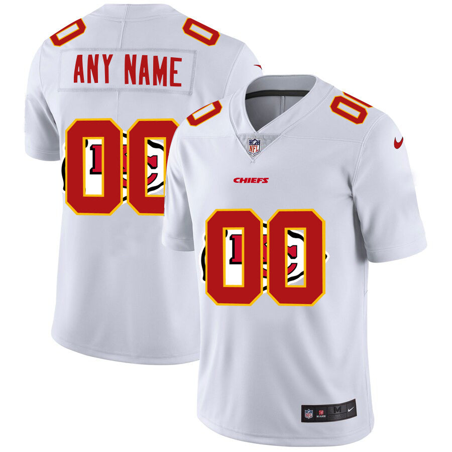 Custom Kansas City Chiefs white Untouchable jersey