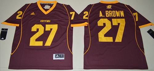 Antonio Brown Central Michigan Chippewas maroon jersey