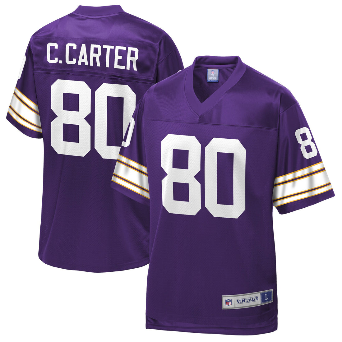 Chris Carter Minnesota Vikings purple Pro Line jersey