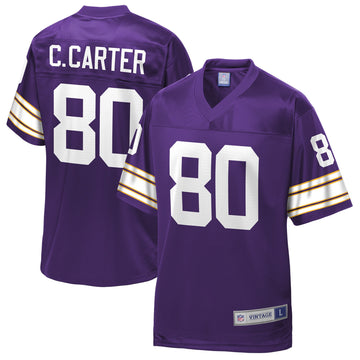 Chris Carter Minnesota Vikings purple Pro Line jersey