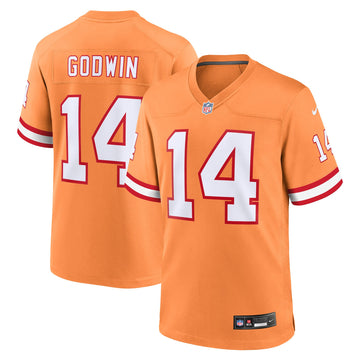 Chris Godwin Tampa Bay Buccaneers orange Throwback jersey