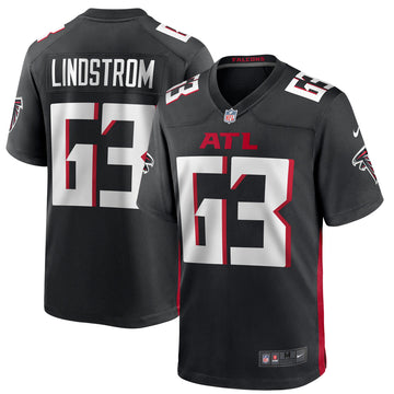 Chris Lindstrom Atlanta Falcons black jersey
