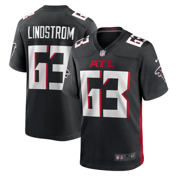 Chris Lindstrom Atlanta Falcons black jersey