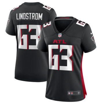 Chris Lindstrom Atlanta Falcons black jersey