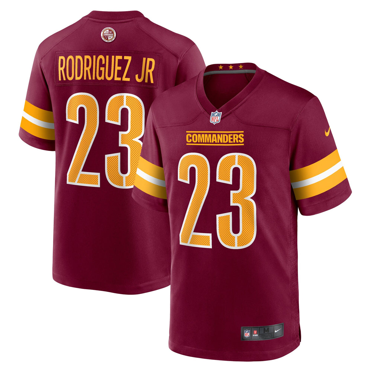 Chris Rodriguez Jr Washington Commanders burgundy jersey