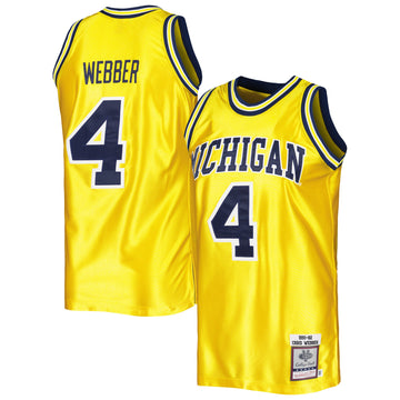 Chris Webber College Vault Michigan Wolverines jersey