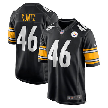 Christian Kuntz Pittsburgh Steelers black jersey