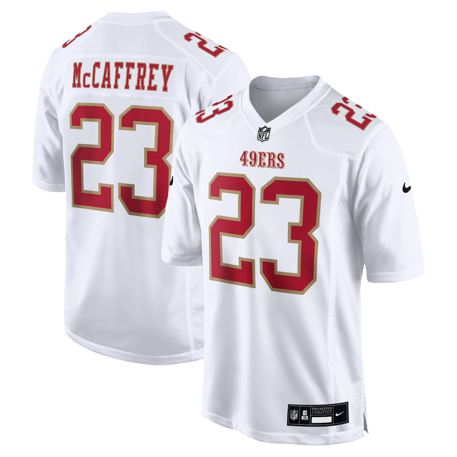 Christian Mccaffrey San Francisco 49ers white Fashion jersey