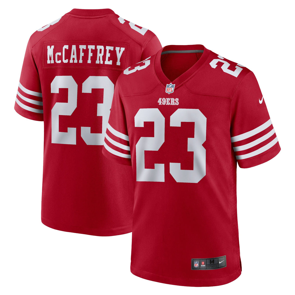 Christian Mccaffrey San Francisco 49ers scarlet Game jersey