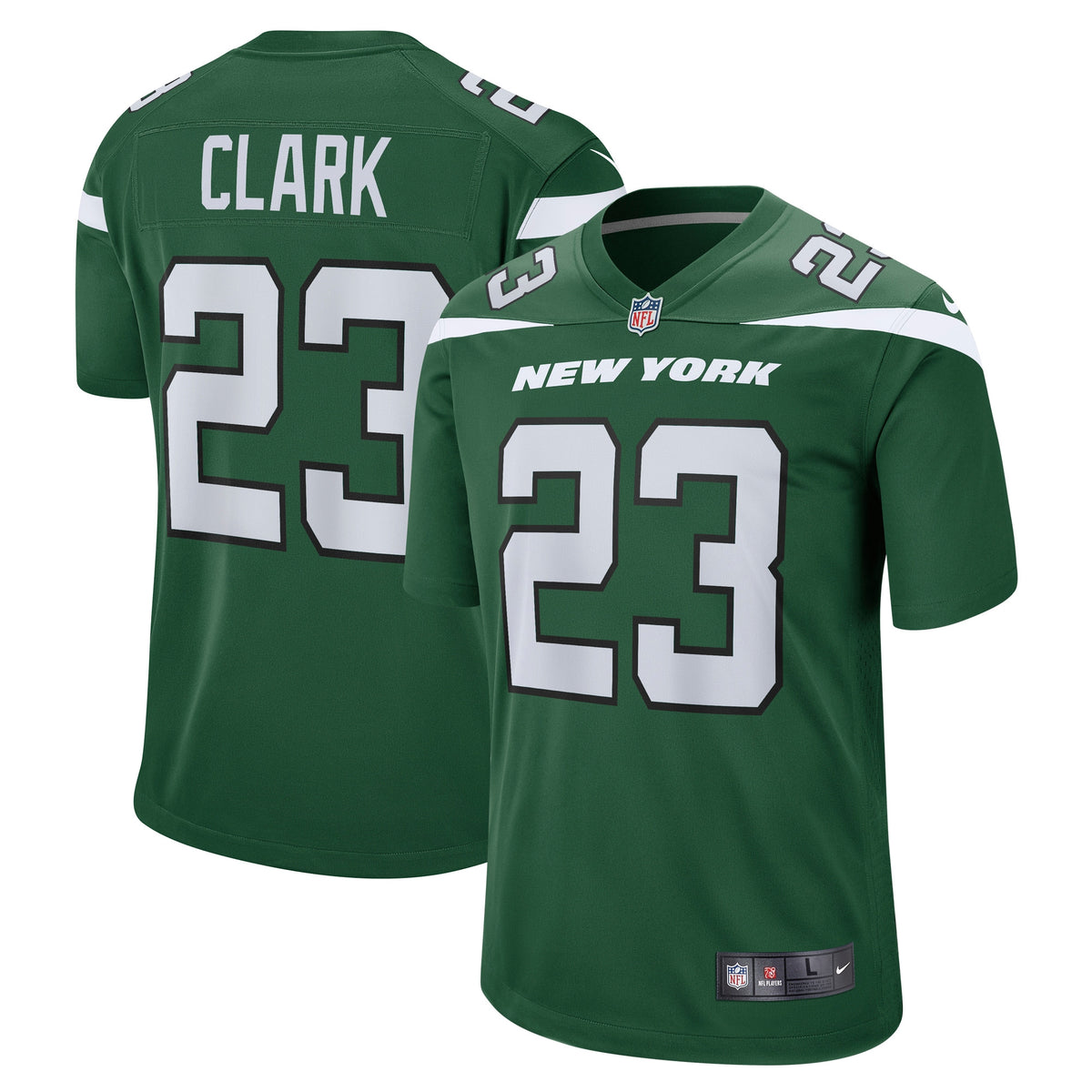 Chuck Clark Gotham New York Jets green jersey