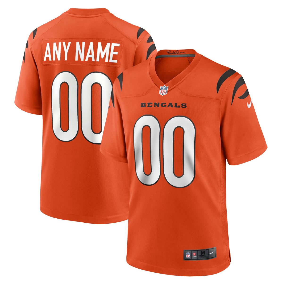 Cincinnati Bengals orange Game jersey