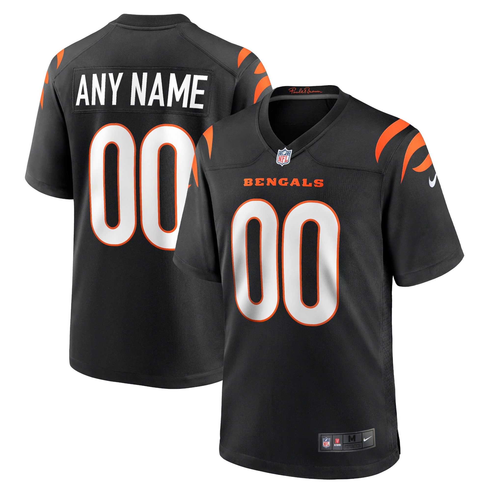 Cincinnati Bengals black Game jersey