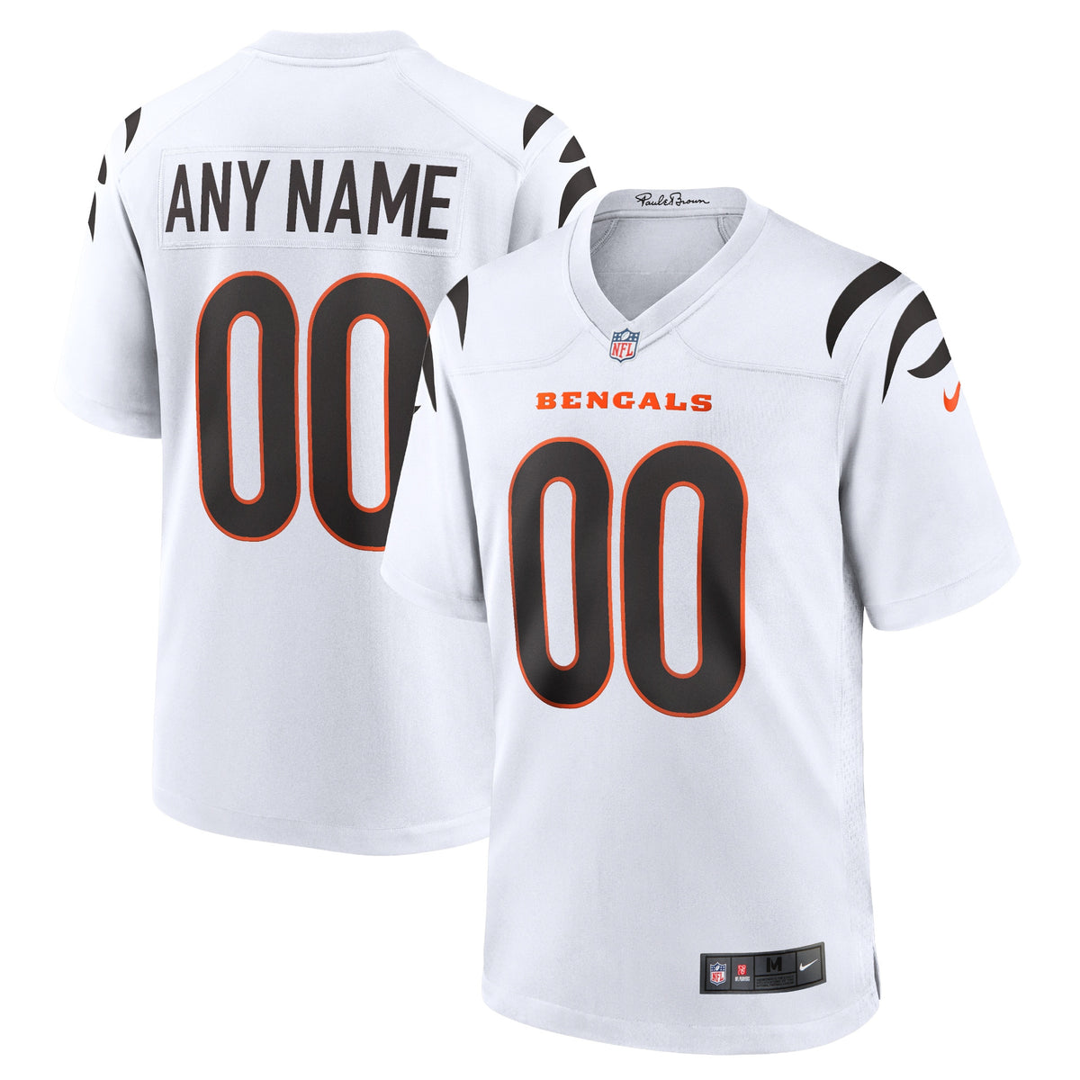 Cincinnati Bengals white Game jersey