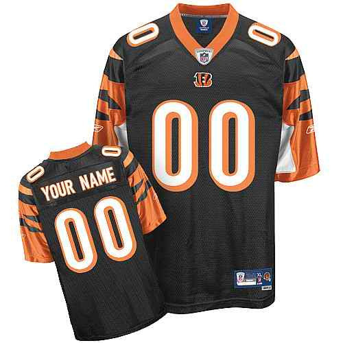 Custom Cincinnati Bengals black jersey