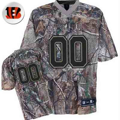 Custom Cincinnati Bengals camo Camo jersey