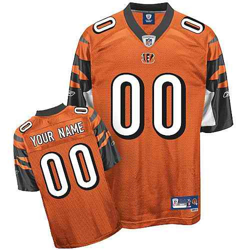 Custom Cincinnati Bengals orange jersey