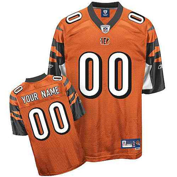 Custom Cincinnati Bengals orange jersey