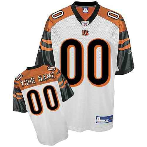 Custom Cincinnati Bengals white jersey
