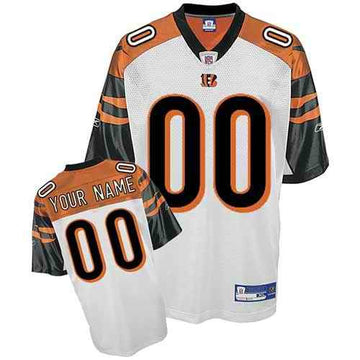 Custom Cincinnati Bengals white jersey