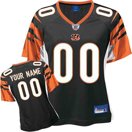 Custom Cincinnati Bengals black jersey