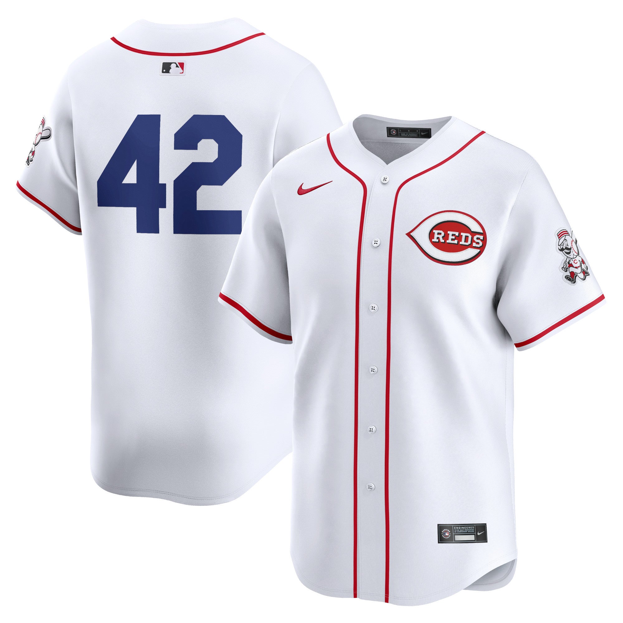 Cincinnati Reds white Limited jersey