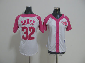 Bruce Cincinnati Reds pink jersey