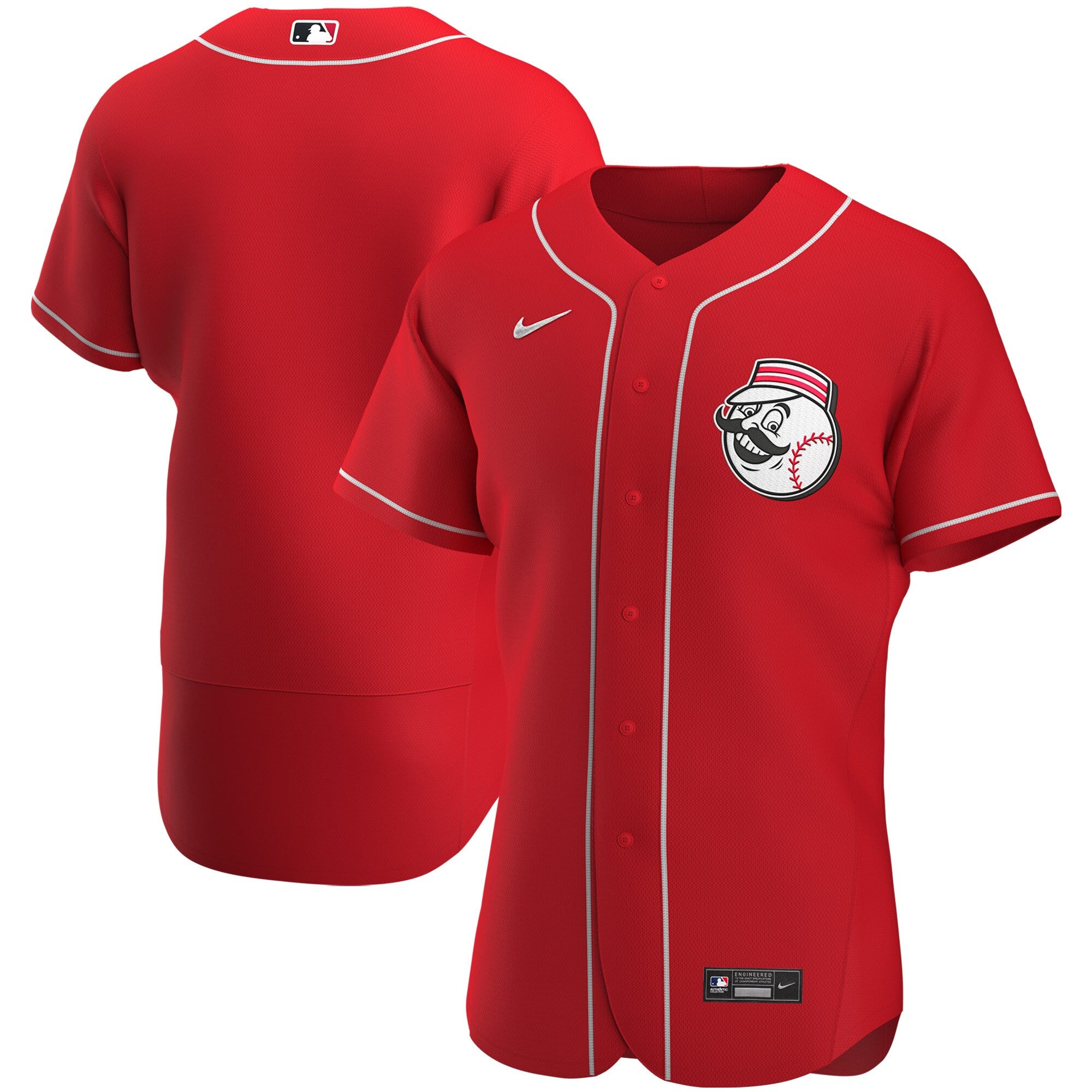 Cincinnati Reds scarlet Alternate jersey