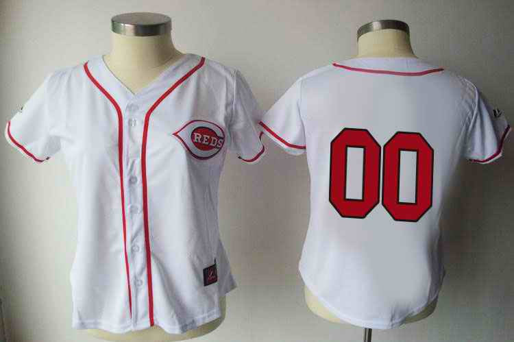 Blank White Cincinnati Reds red jersey