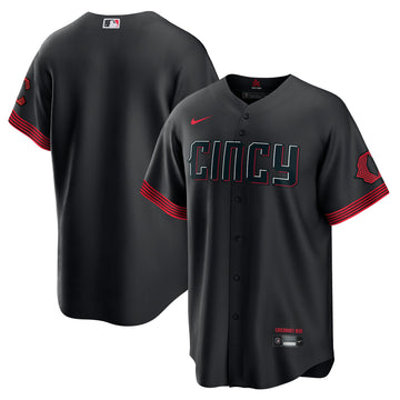 Cincinnati Reds black City Connect jersey