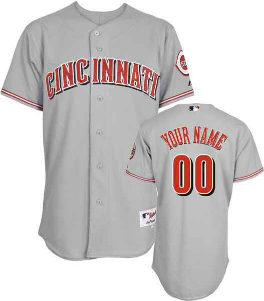 Cincinnati Reds grey jersey