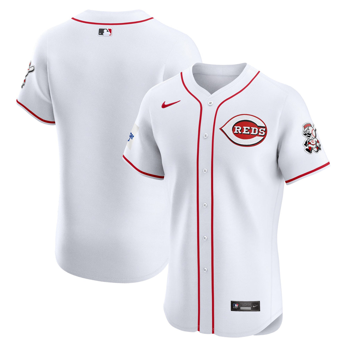 Cincinnati Reds white Elite jersey